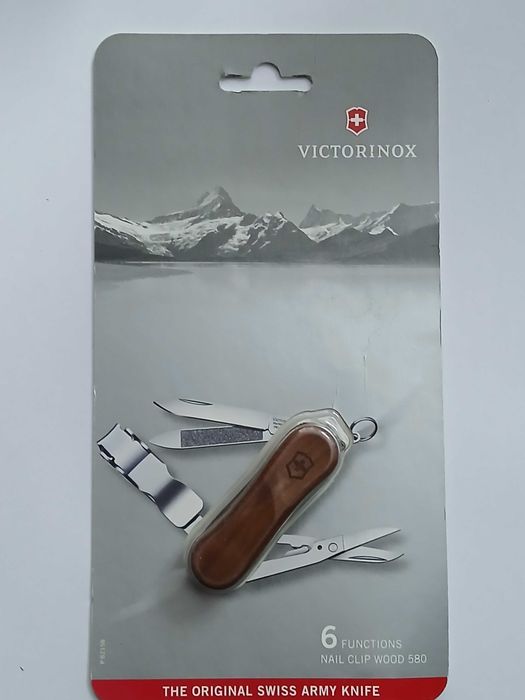 Scyzoryk Victorinox Nail Clip 580 Wood - 0.6461.63B1*oryginał*