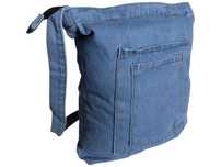 Torebka Damska Jeans, Worek Listonoszka JEANSOWA Torba Materiałowa