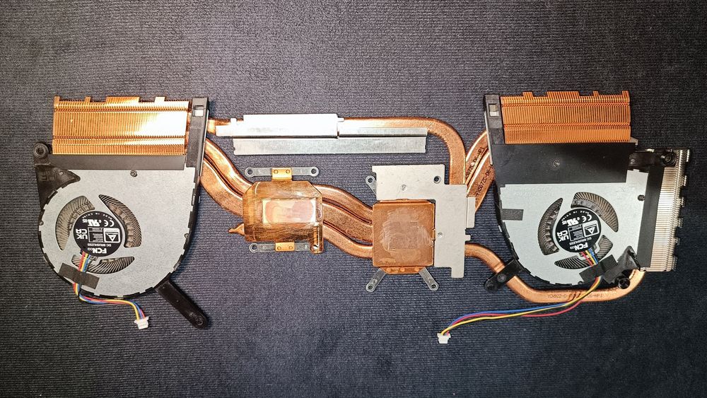 Система охлаждения Asus Tuf F15 fx507zc4 (радиатор + куллера)