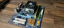 Płyta główna Gigabyte GA-M61SME-S2 + procesor + pamięć