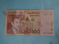 Banknot Maroko 100 Dirhams - jak na fotki