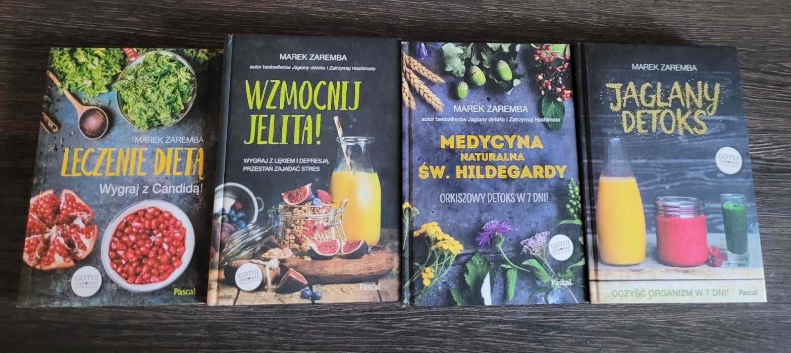 Marek Zaremba - Jelita, Hildegarda, Detox, Candida - 4 książki