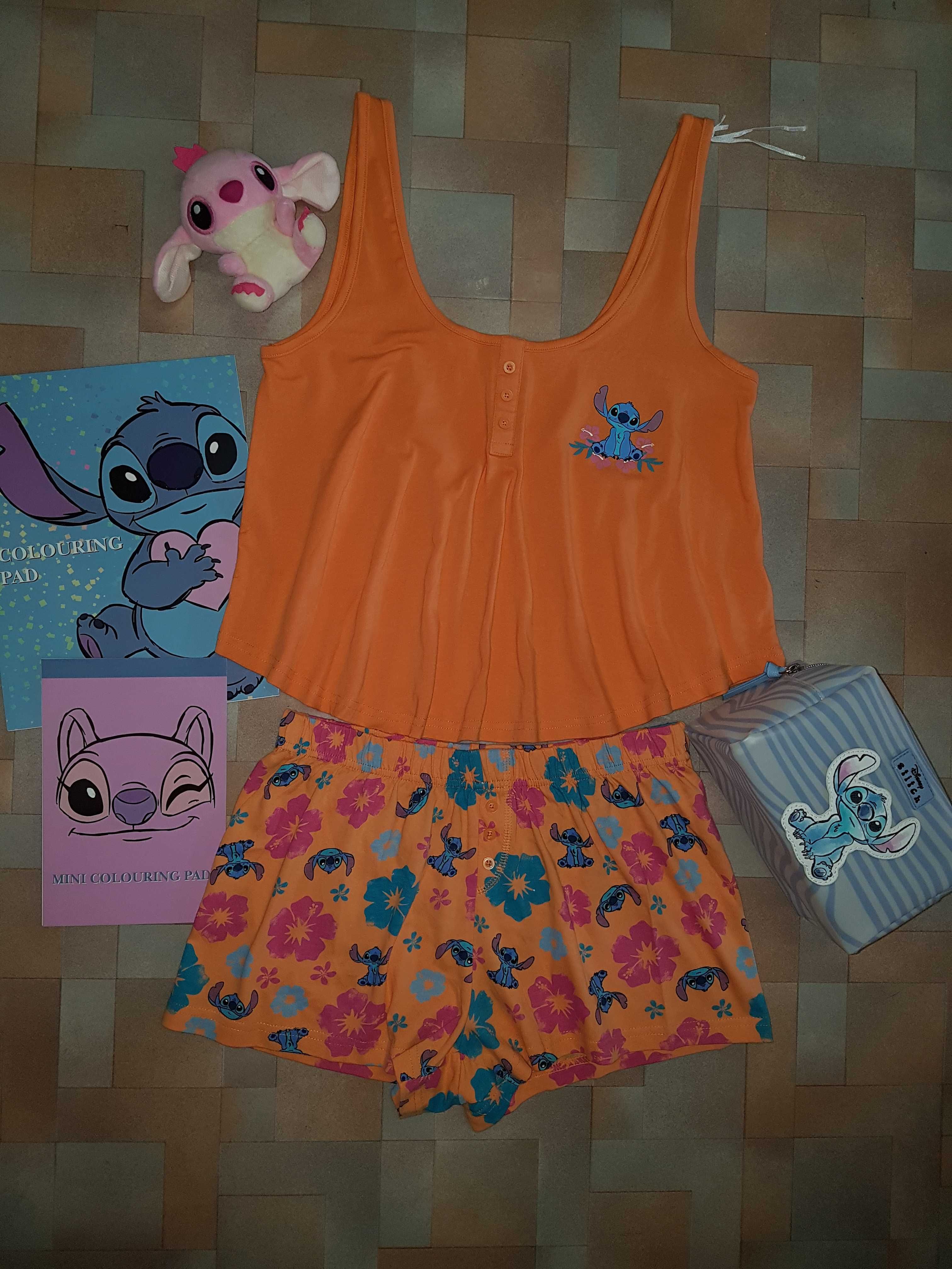 Нереально яркая, красивая пижама, комплект Стич, Stitch Disney 2XS-XS