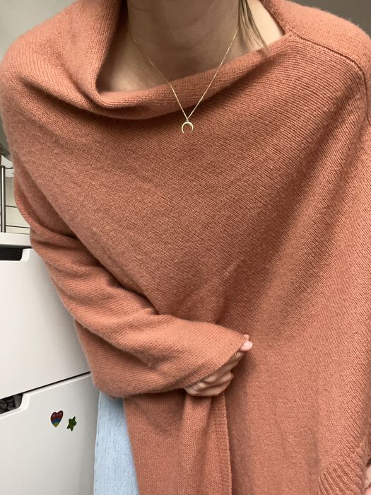 Welna kaszmirowe ponczo C&A premium s/M