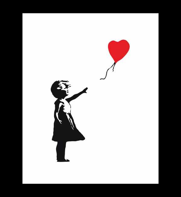 Plakaty Banksy, Dziewczynka Z Balonikiem