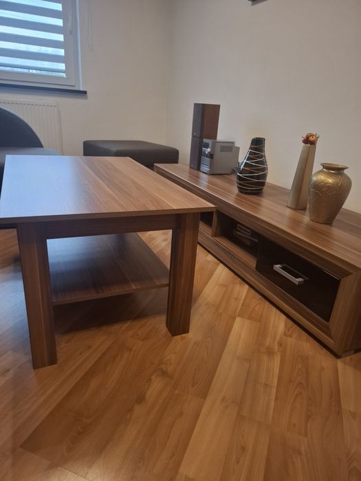 Zestaw mebli do salonu pokoju dziennego komoda rtv stolik kawowy meble