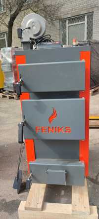 Универсальный твердотопливный котел Feniks B 10кВт сталь 5 мм Феникс