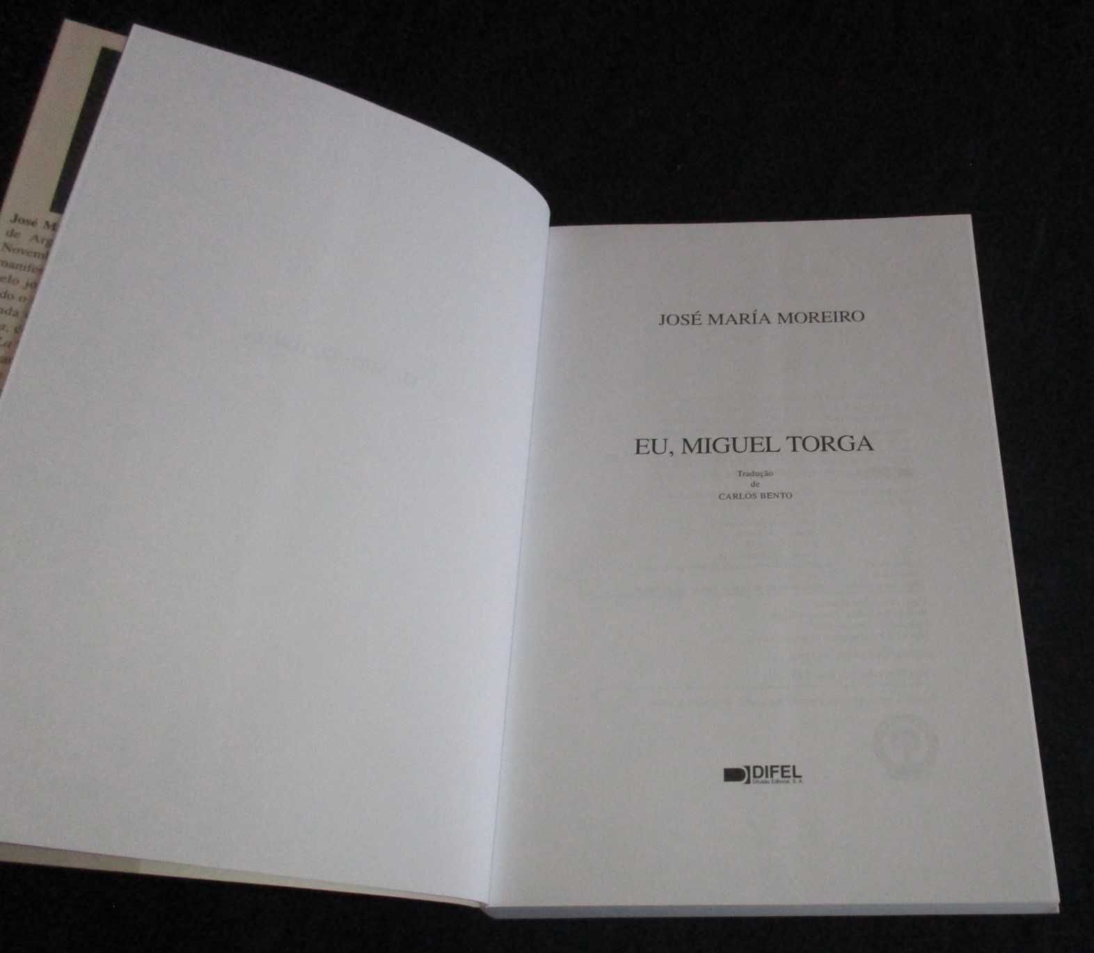 Livro Eu Miguel Torga José María Moreiro