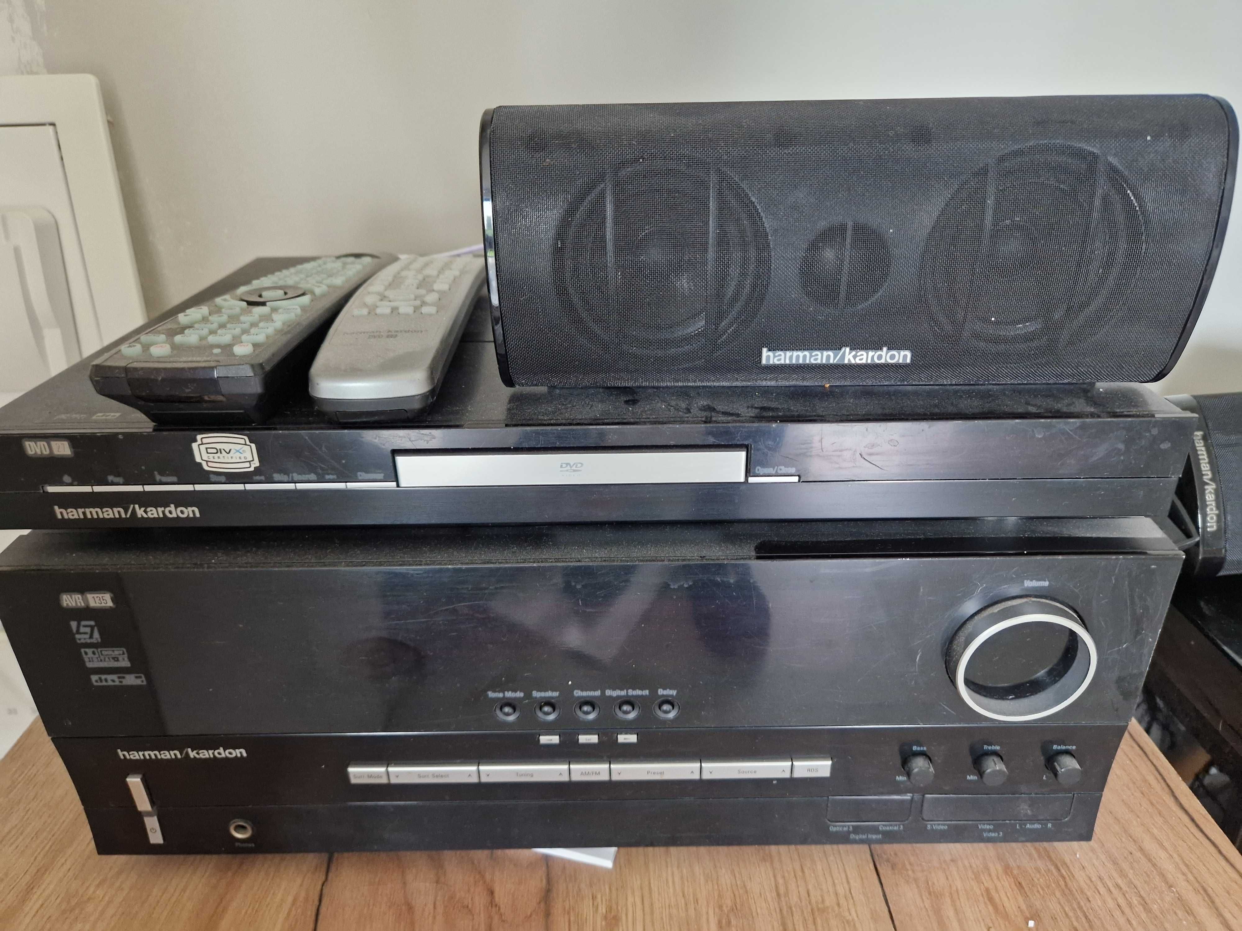 Kino domowe Harman/Kardon AVR 135 Sub Ts-7 DVD 27 Dolby Atmos 5/1