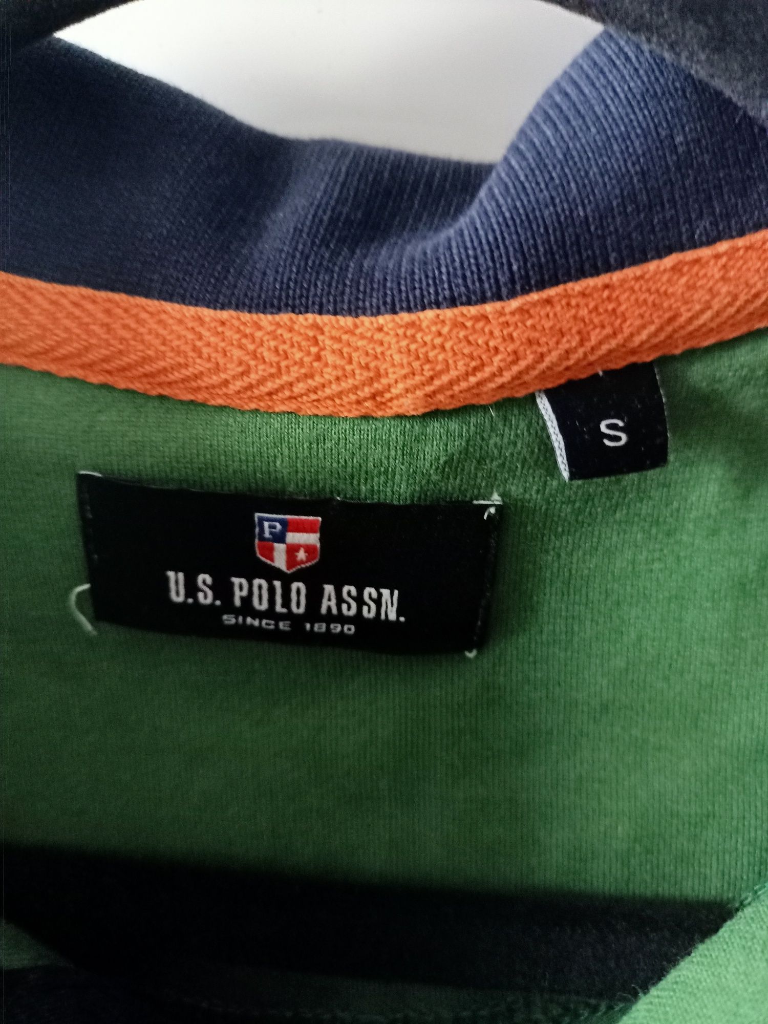 Koszulka Polo U.S. Polo Assnsince 1890 rozmiar S  szara zielona