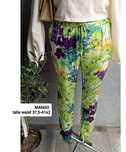 Mango Spodnie letnie S M flowers neon orchidea motyl lilie kwiaty lato