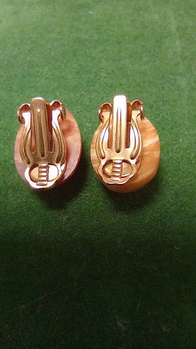 Продам кліпси пейзажний бурштин СРСР