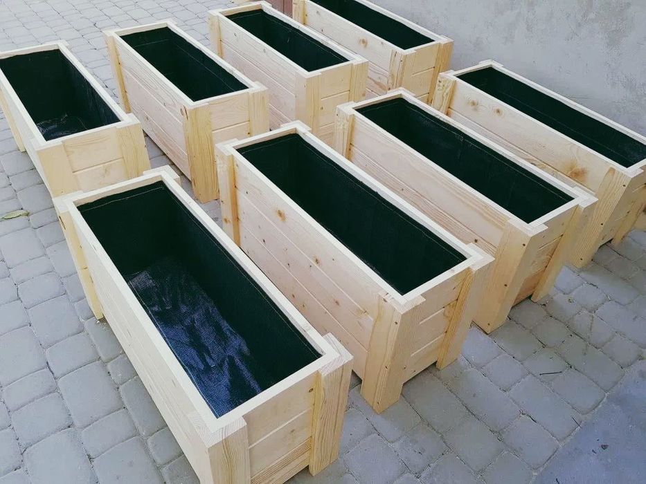 Skrzynia ogrodowa - balkonowa - tarasowa | Donica drewniana
