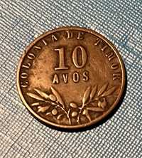 Moeda de 10 avos de Timor 1945