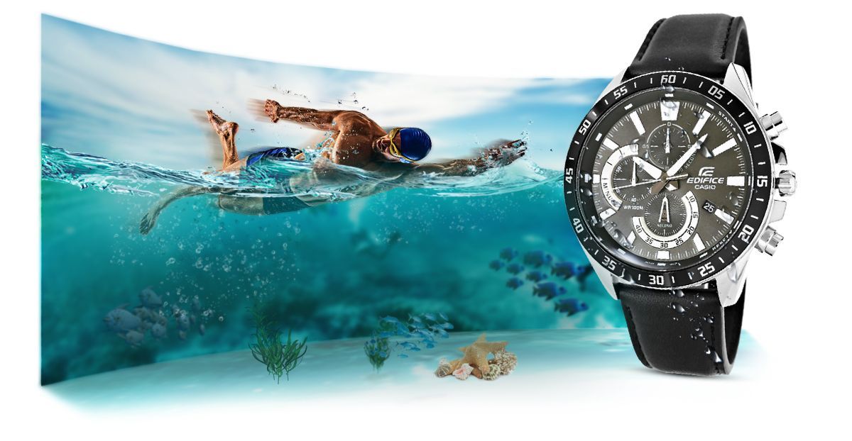 zegarek męski casio edifice efv-620l-1avuef 10 bar + box