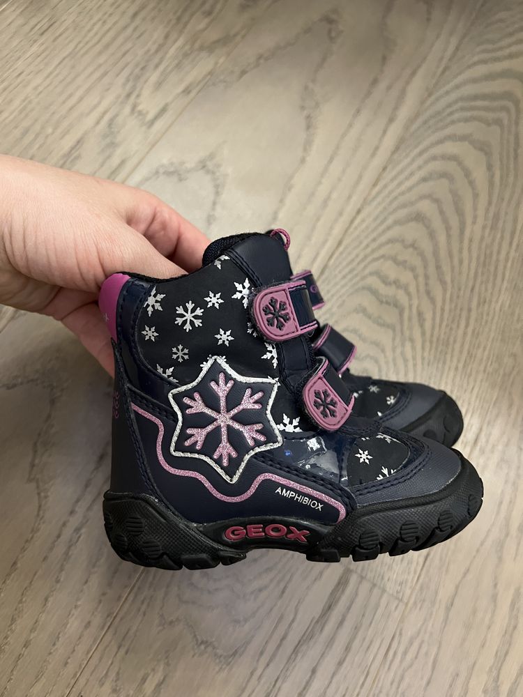 Зимові черевики чоботи чобітки взуття geox Ecco amphibiox