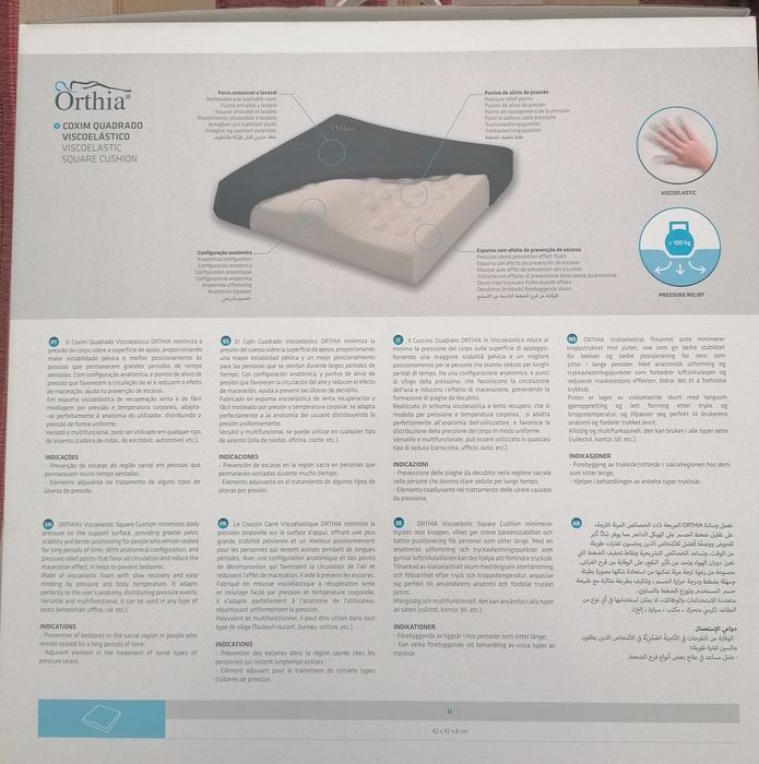 Almofada antiescaras