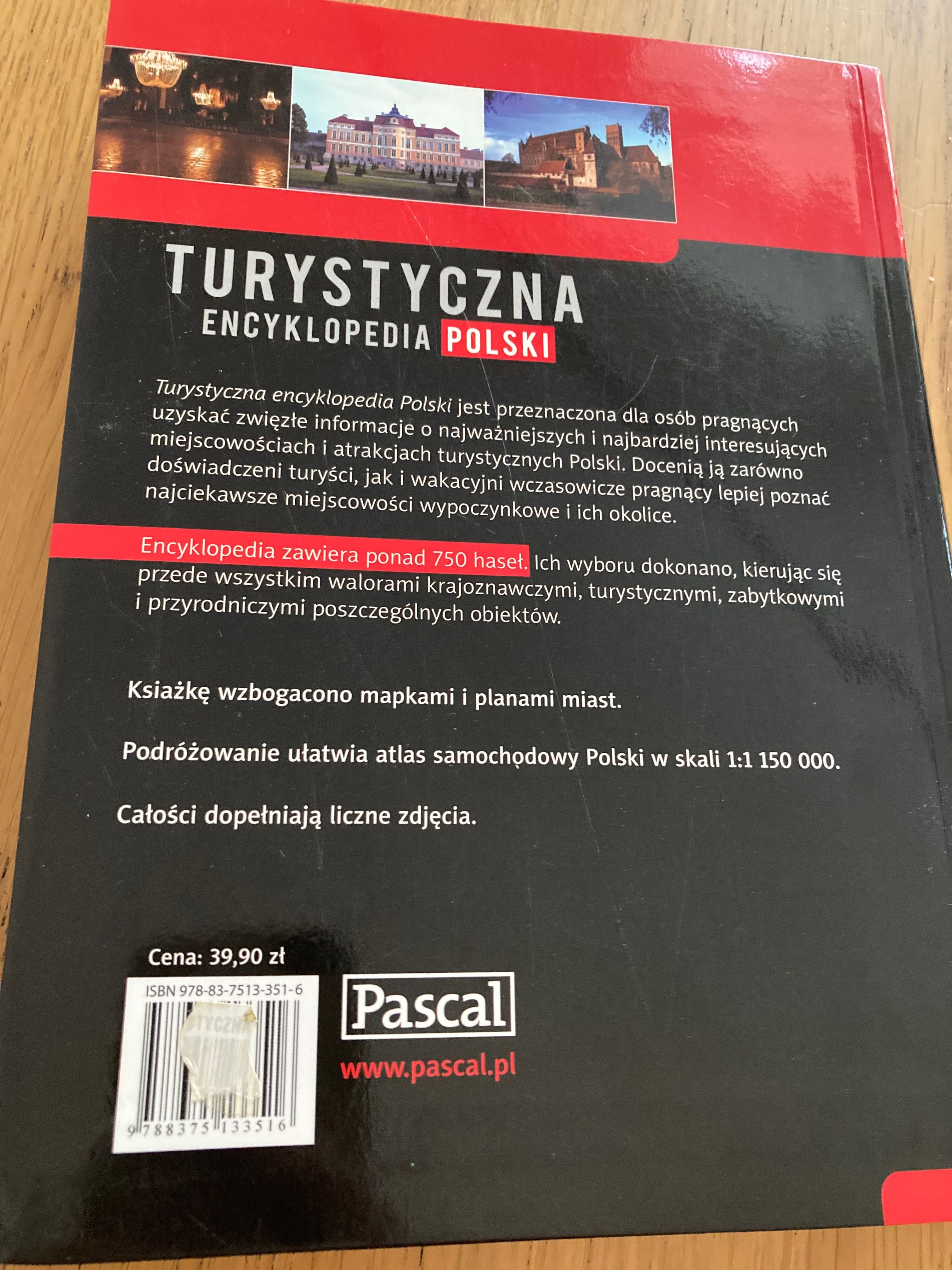 Turystyczna encyklopedia Polski wydawnictwo Pascal nowa