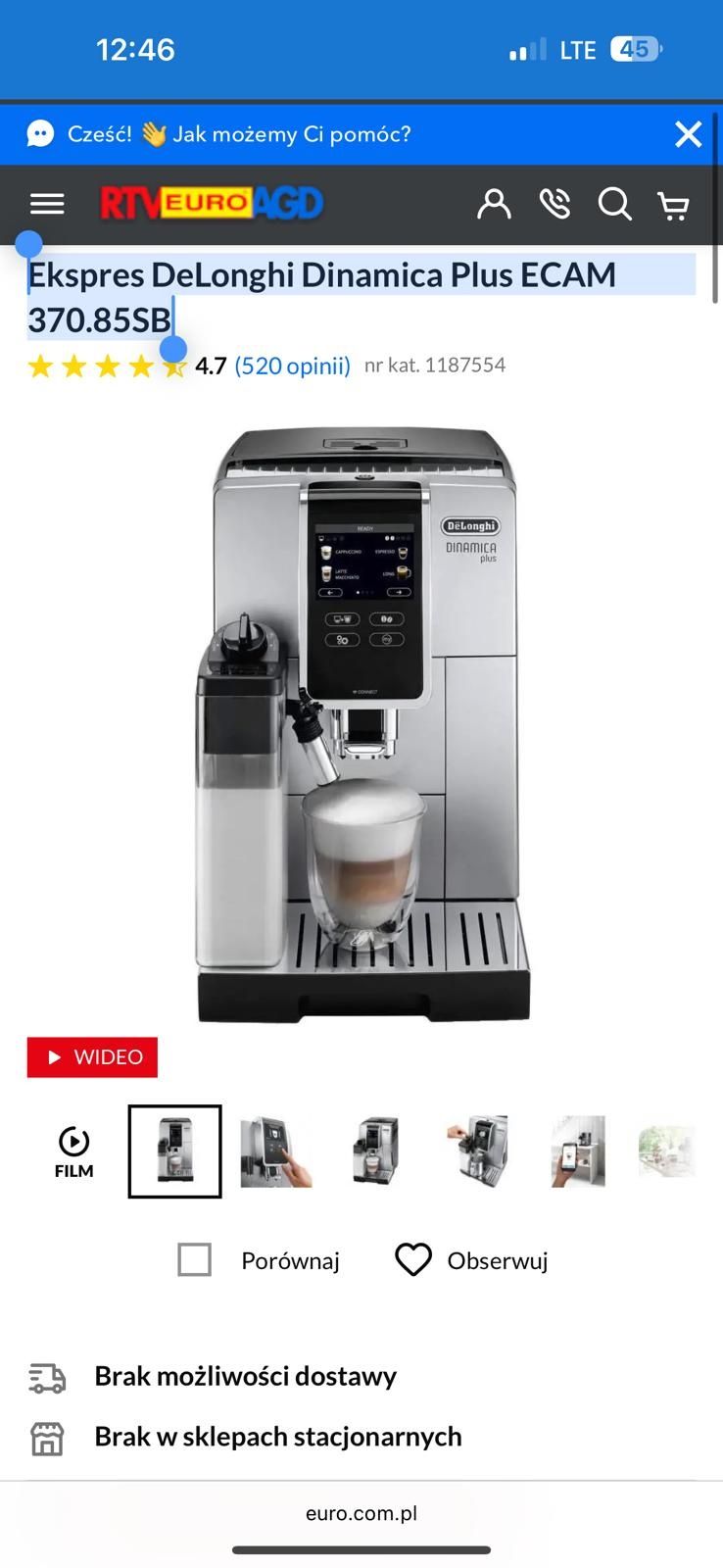 Ekspres delonghi