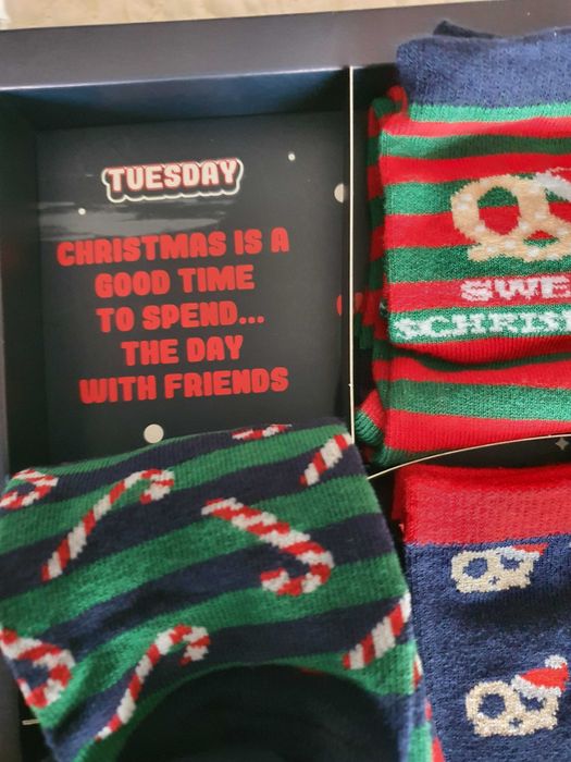 conjunto de 7 meias de natal 4-5 anos