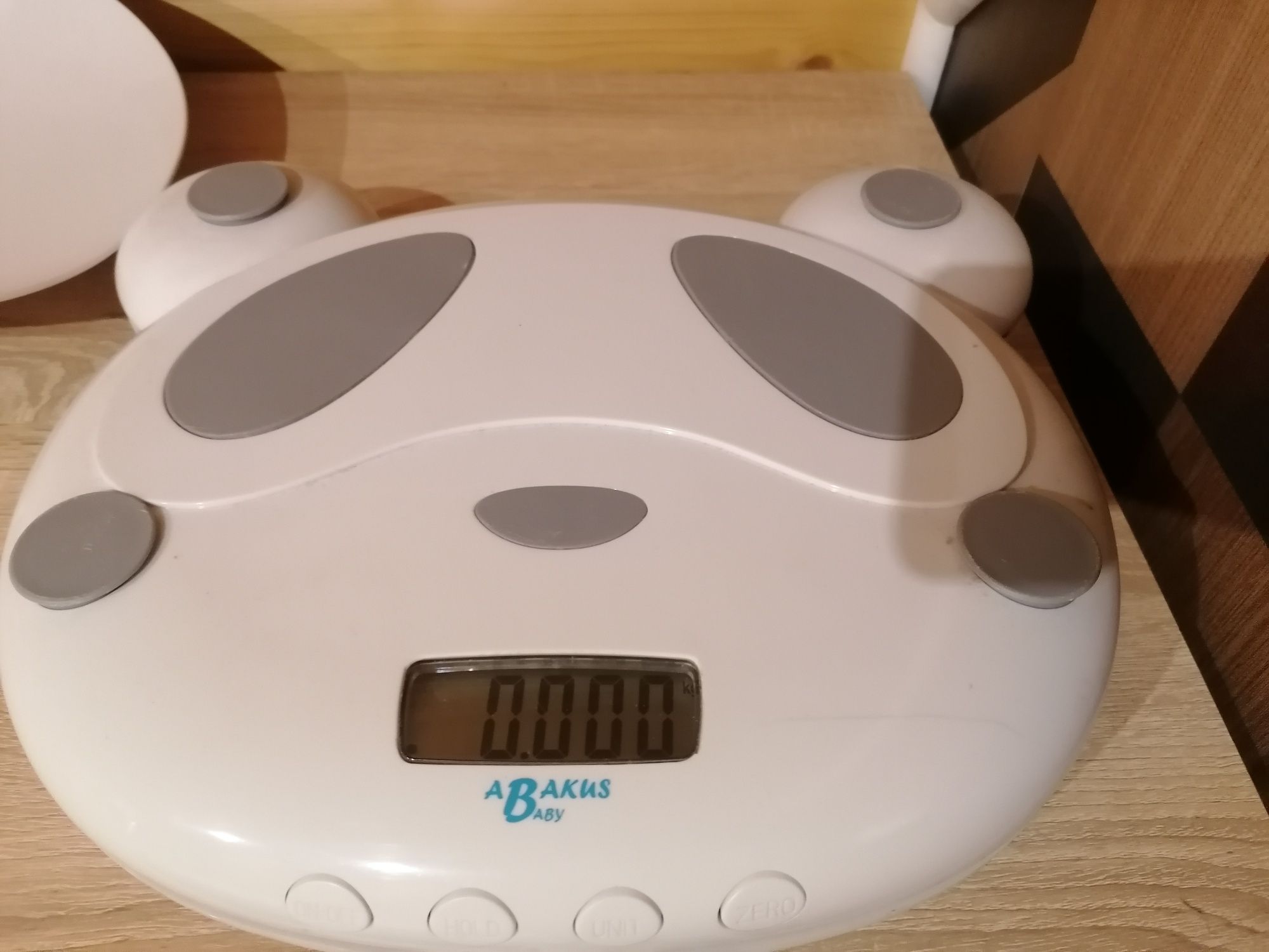 Waga dla niemowląt, dzieci do 30kg ze zdejmowaną tacką, Abakus baby