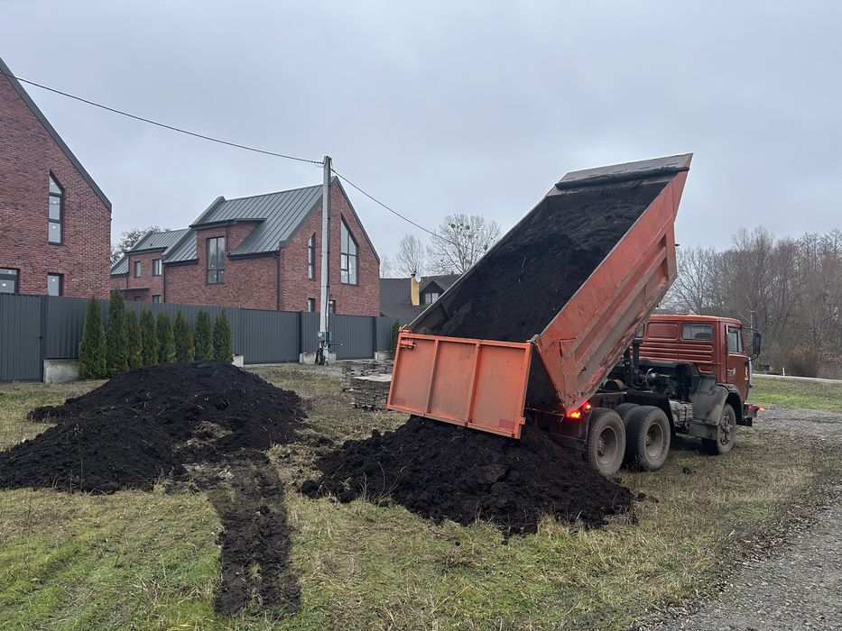 Доставимо Раствор Суміш Чернозем Пісок Щебінь Отсев Вивозимо мусор