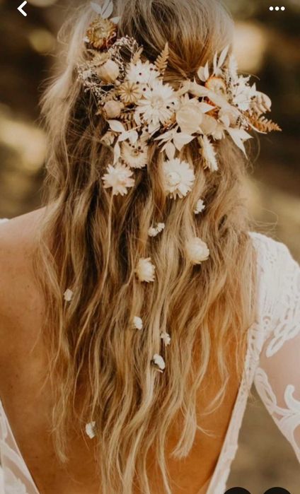 Welon z kwiatów suszonych naturalnych