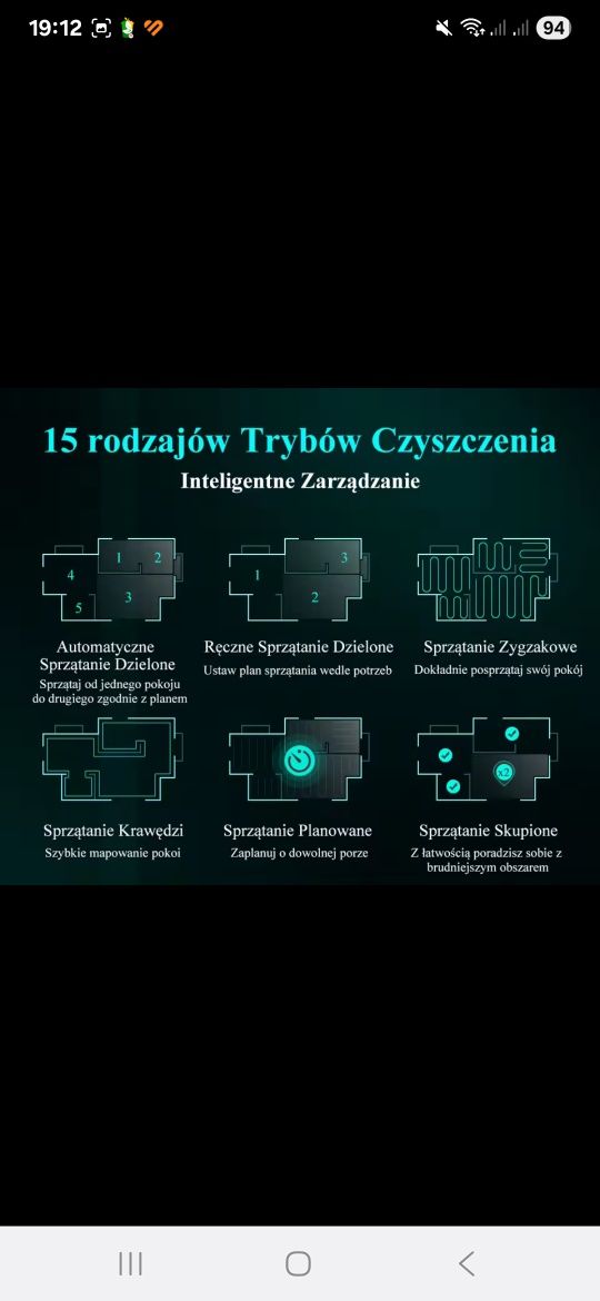 Robot odkurzacz mopujący abir x8