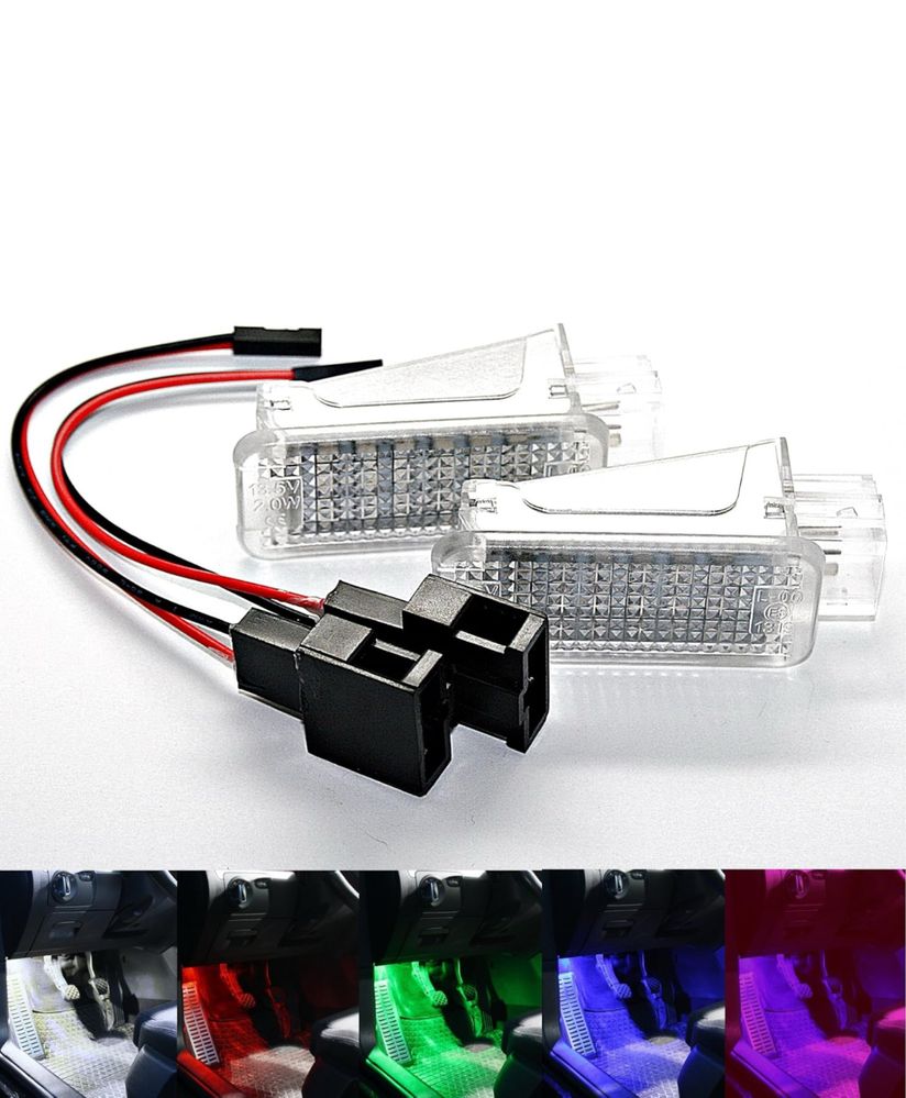 2x leds para iluminação de área dos pés