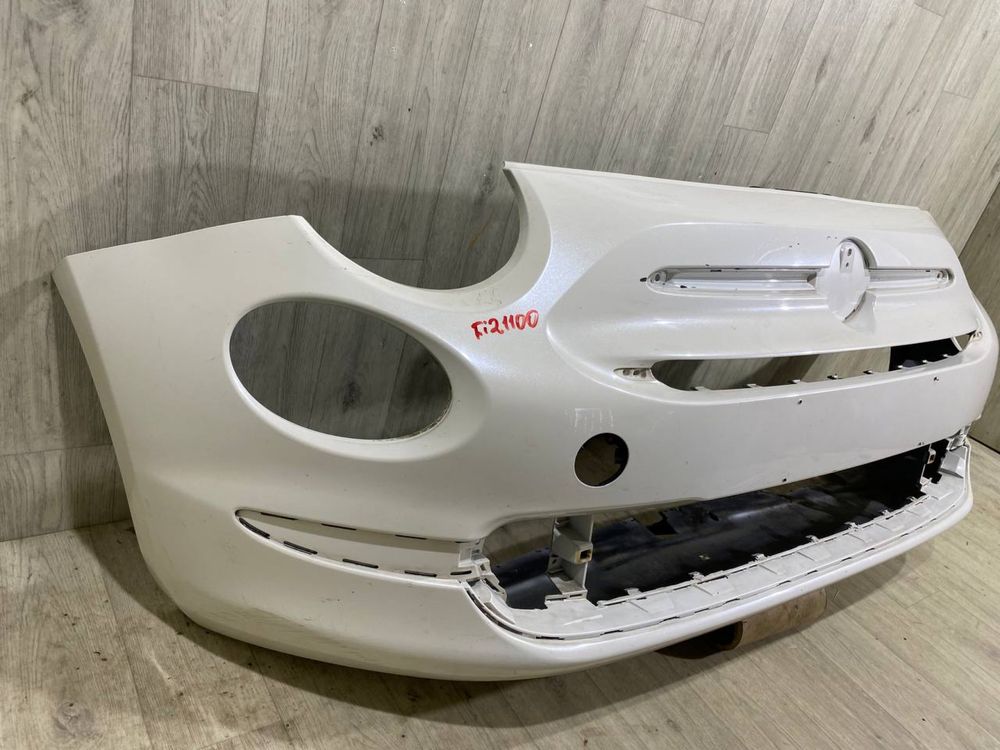 Бампер передний Fiat 500 ( 2016 2017 2018 2019 2020 2021 2022 2023 г.)