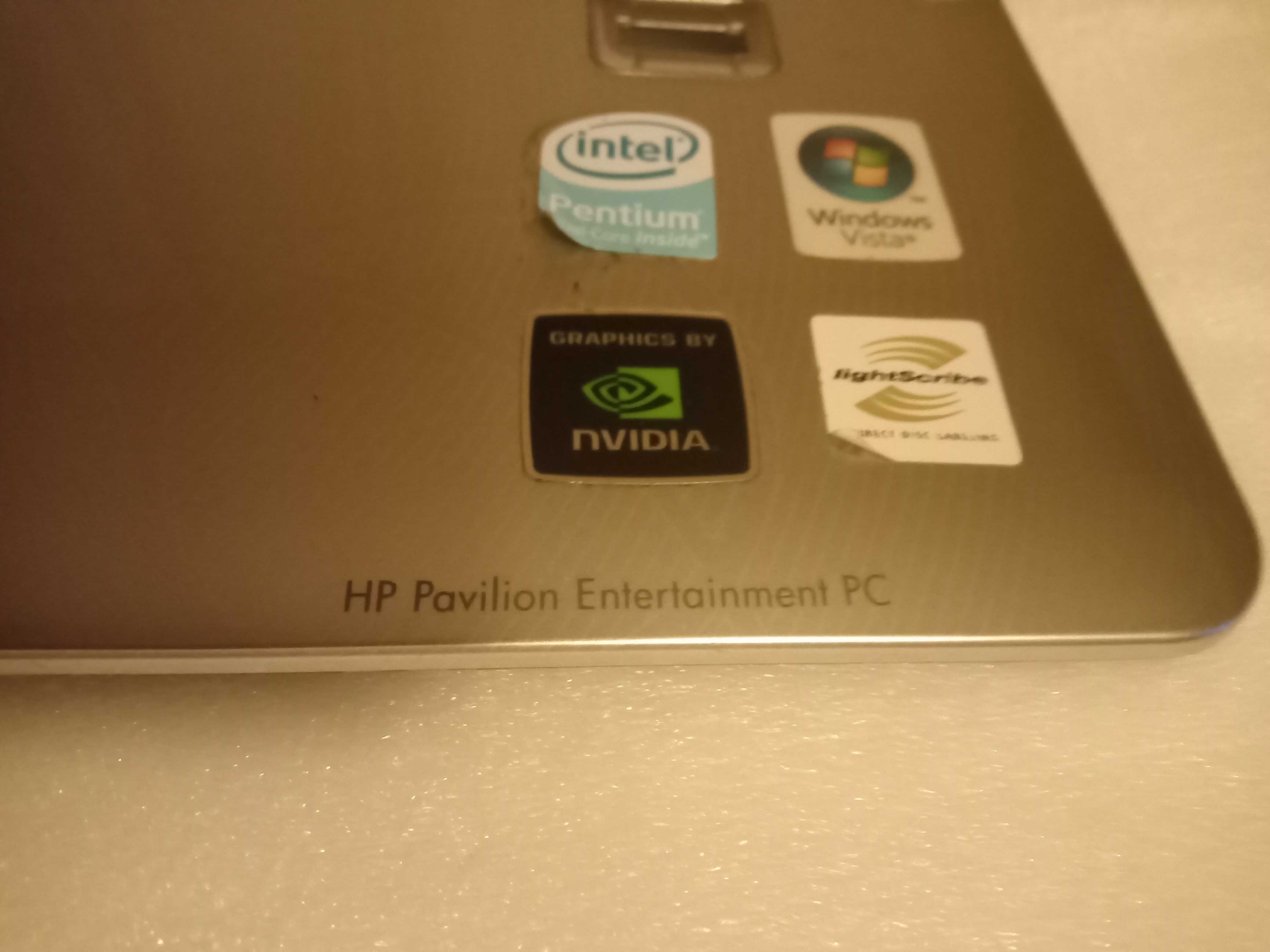 HP PAVILION ENTERTAINMENT PC Palmerst obudowa górna i sprawny TOUCHPAD