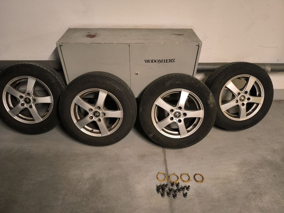Koła 15 cali 5x112 PIEKNE OPONY LETNIE