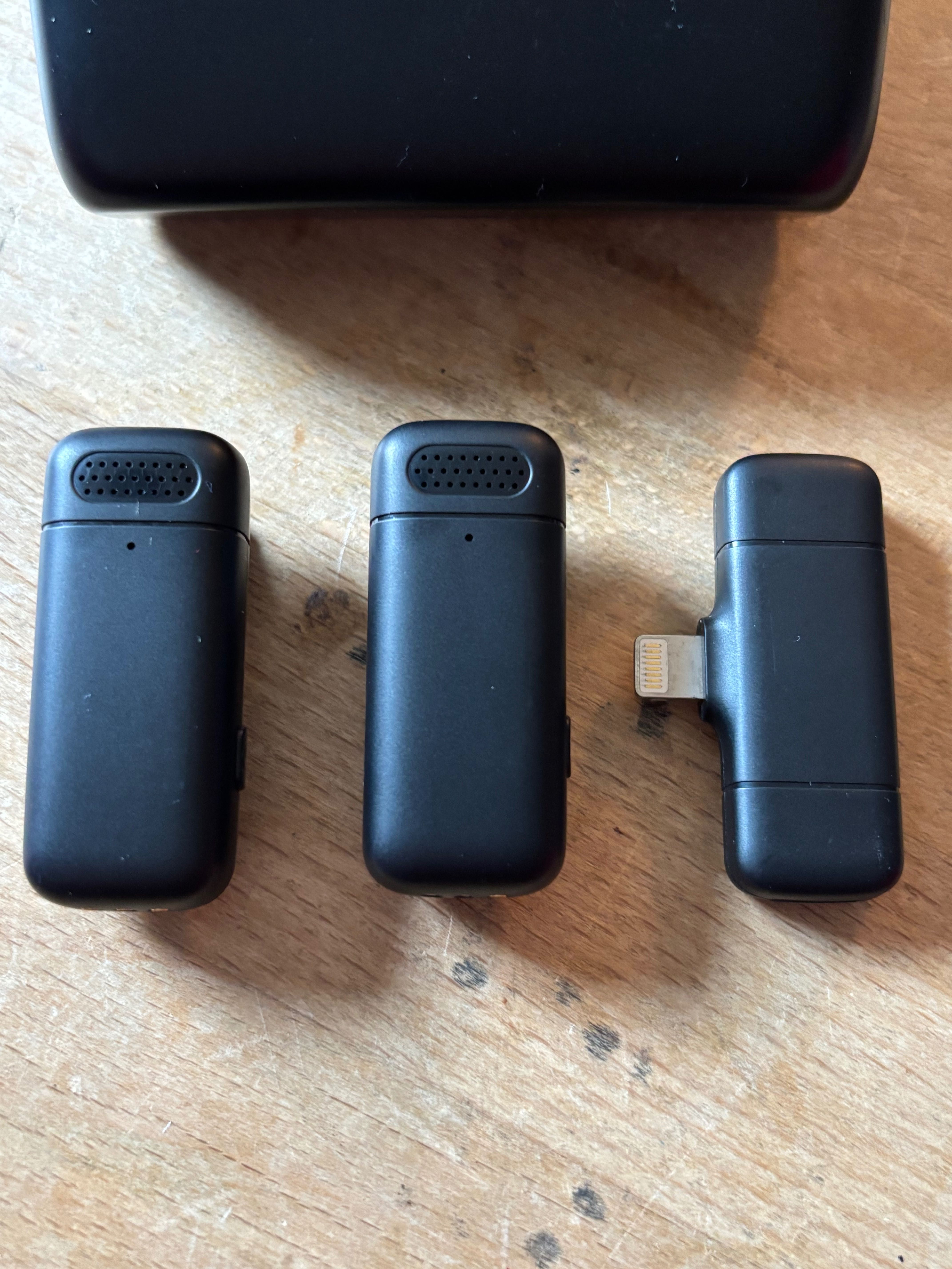 2 mikrofony bezprzewodowe 7Ryms na lightning, JAK NOWE, faktura VAT