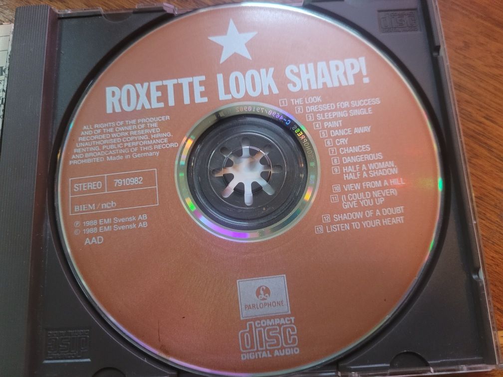 CD Roxette Look Sharp! 1989 Parlophone + 2 bonusy