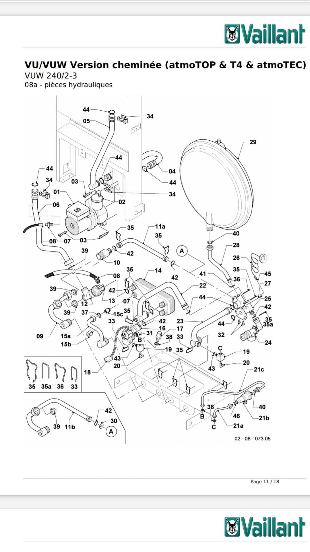 Części Vaillant cuw 240/2-3