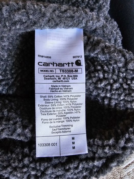 Оригинальная куртка шерпа Carhartt Rain Defender