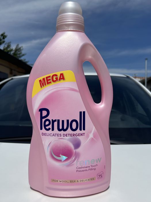 Гелі для прання Перволь Perwoll MEGA 3,75 л ОРИГІНАЛ!!!