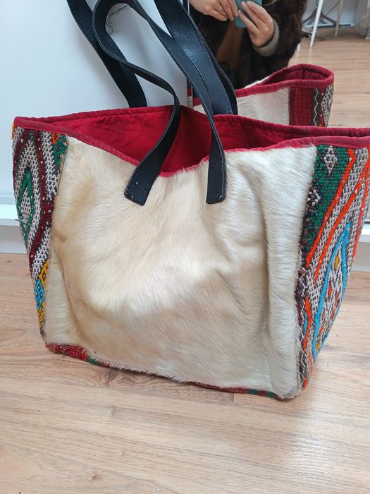 Torebka z futra Boho