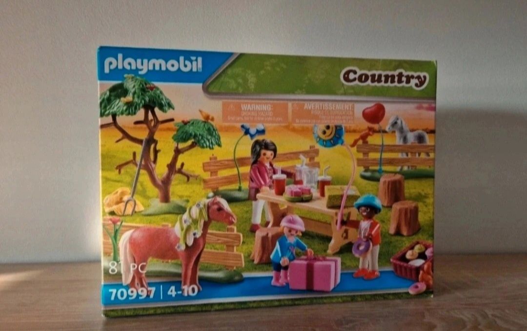 Playmobil cuntry 70997 Urodziny w stadninie kucyków