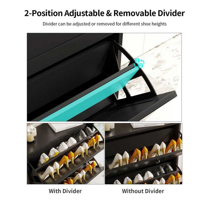 Nowa szafka na buty / uchylna / 3 poziomy / szuflady / półka / W119!