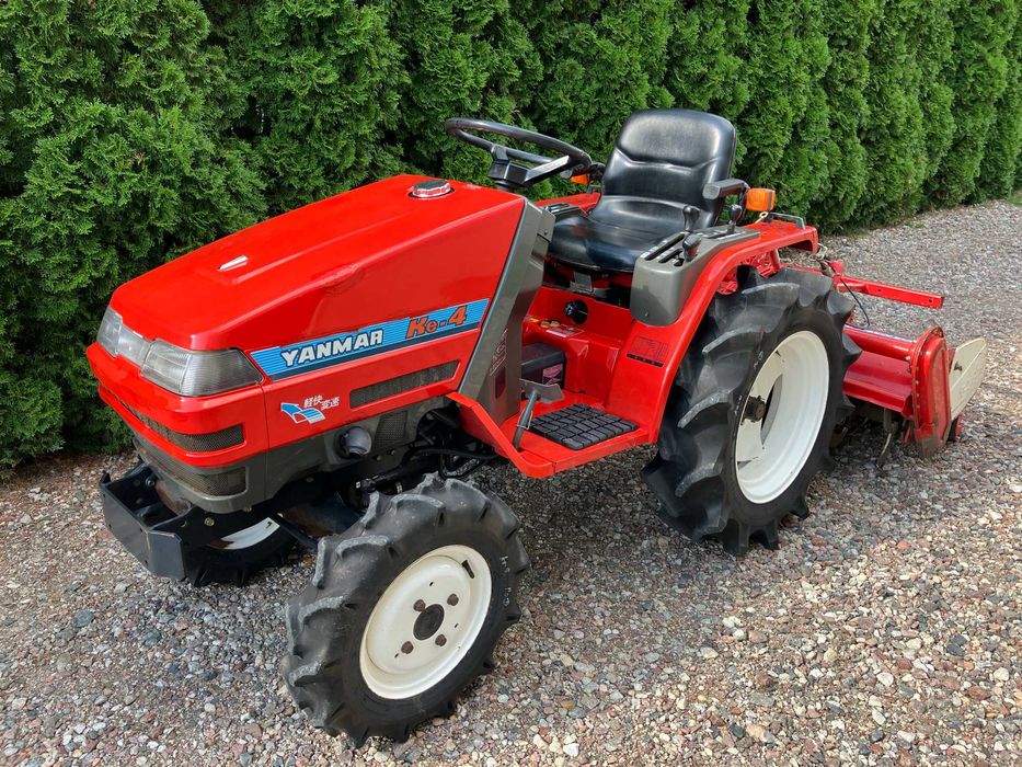 Mini Traktor Yanmar Ke4 Glebogryzarka Iseki Kubota 4X4