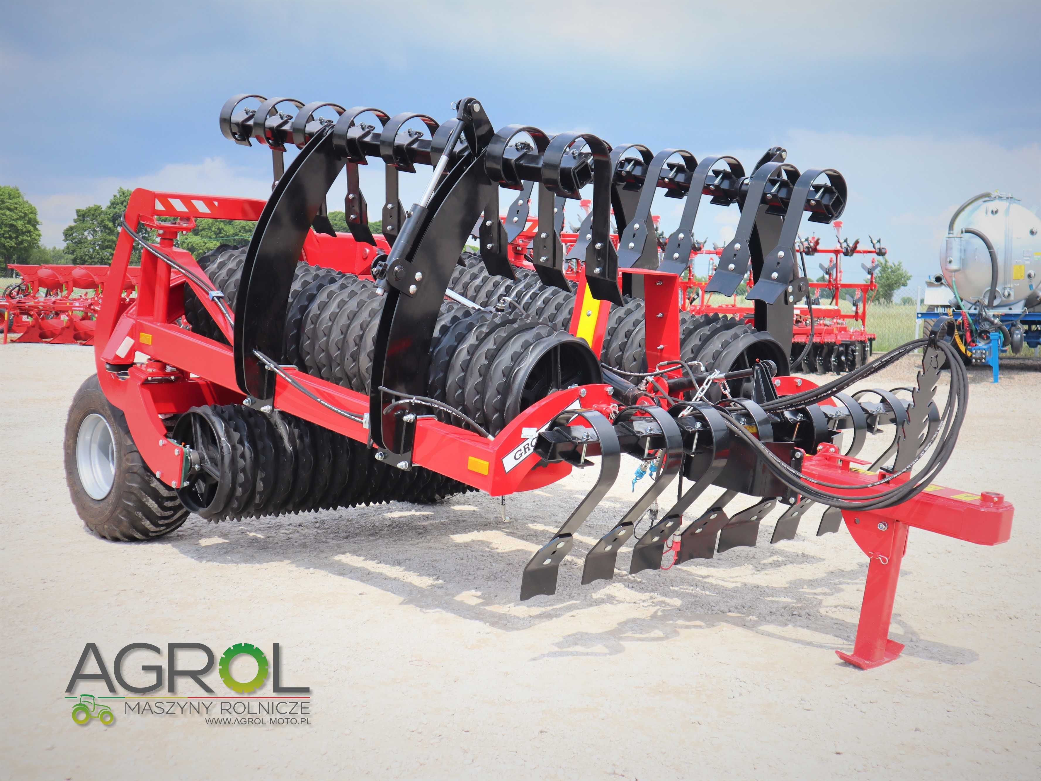 Wał posiewny Agro-Factory Grom 4,5 5,3 6,3m InterTech uprawowo łąkowy