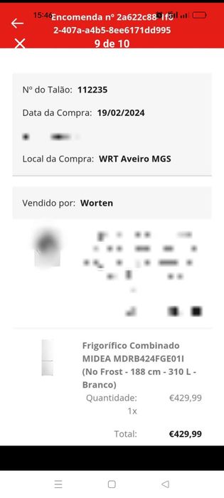 Frigorífico Combinado Midea com garantia até 2027