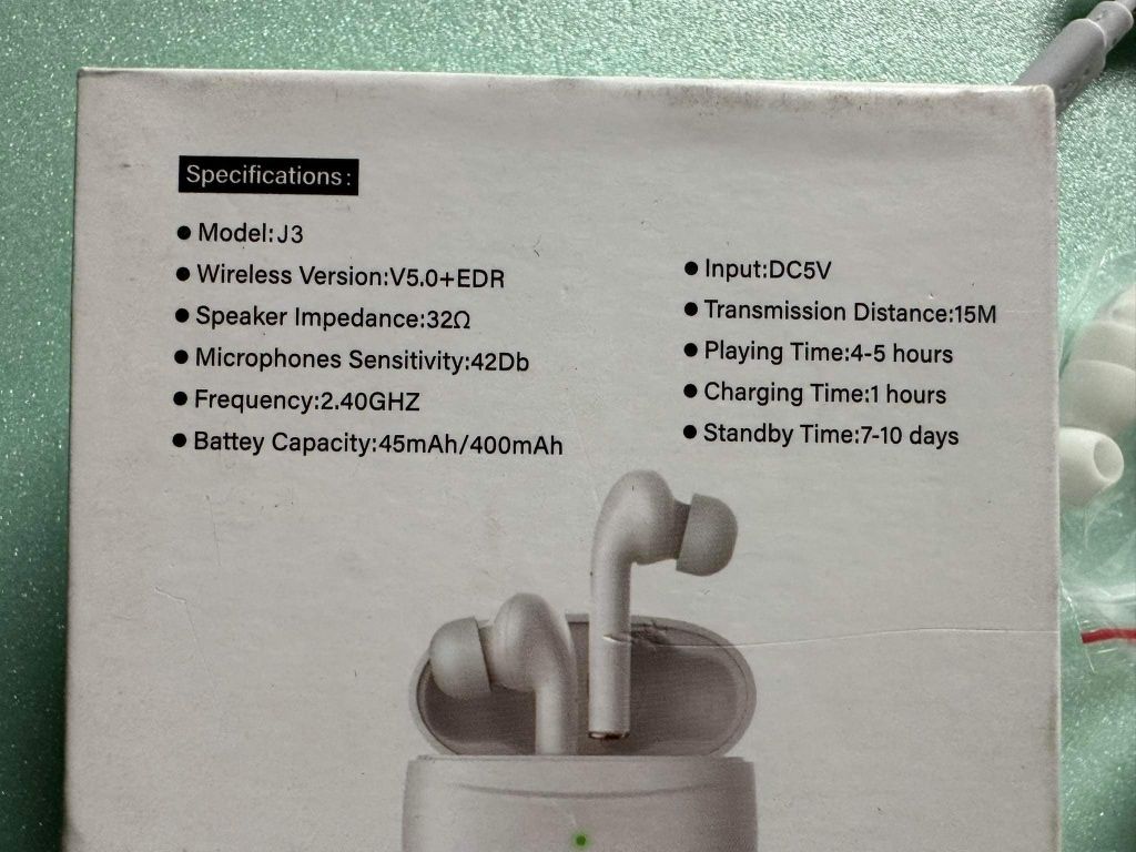 Słuchawki bezprzewodowe J3 Wireless vintage y2k