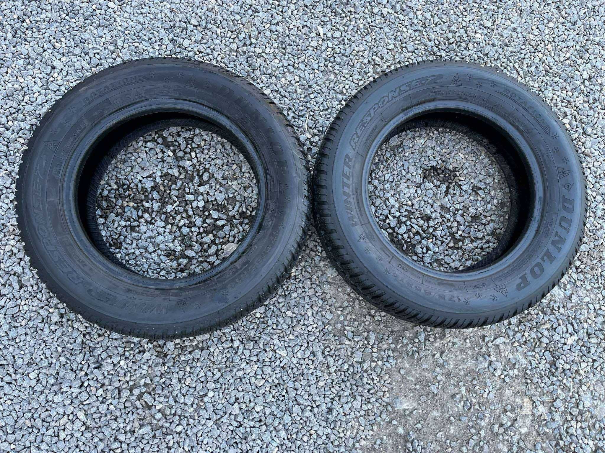 Opony 175/65R14 Dunlop Winter Response 2 Zima 2sztuki 7,30mm