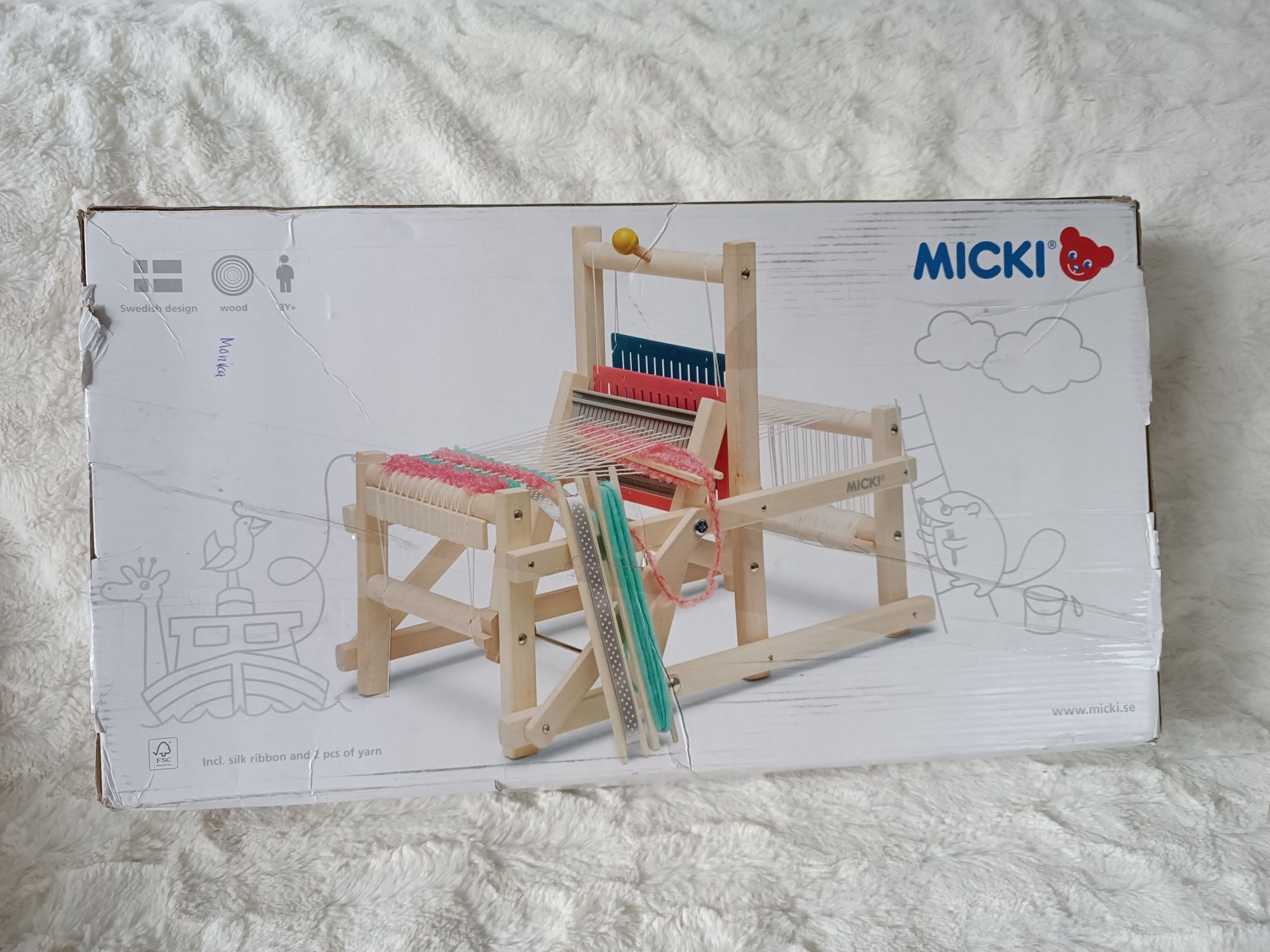 Nowe drewniane Krosno Micki zabawka edukacyjna dla dziecka