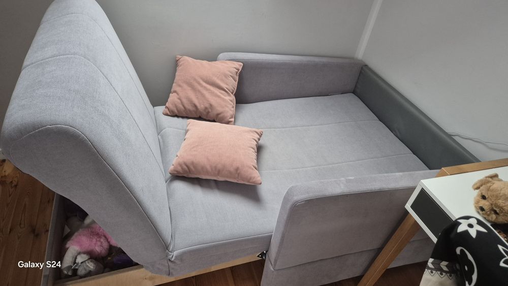 Sofa rozkładana jak nowa, łóżko