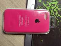 Чехол iPhone 7 розовый, белый
