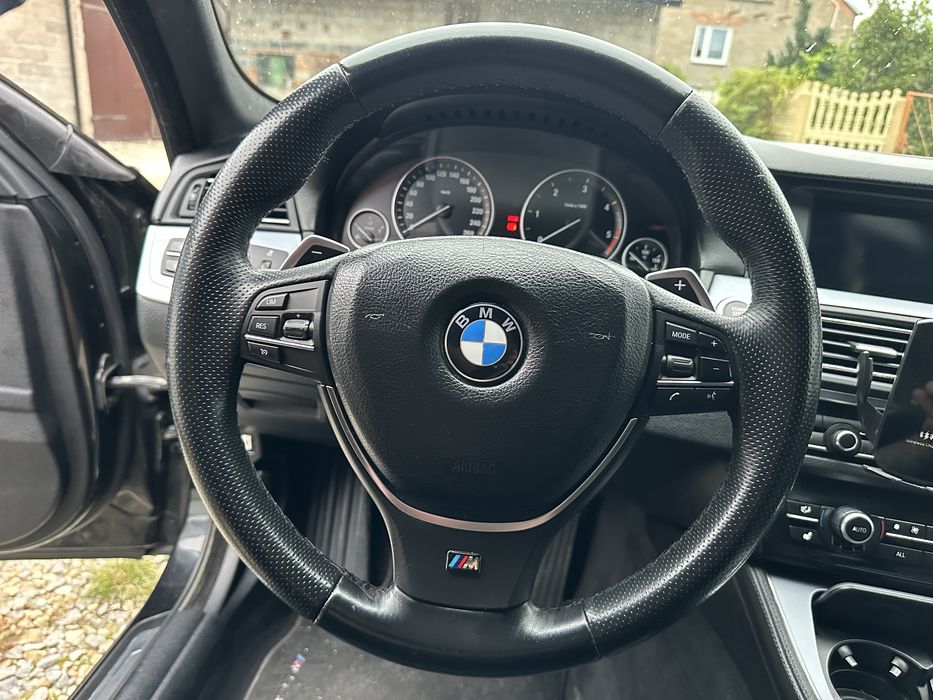 Kierownica F10 F11 F01 F07 Perforowana MPakiet Łopatki Multi Airbag