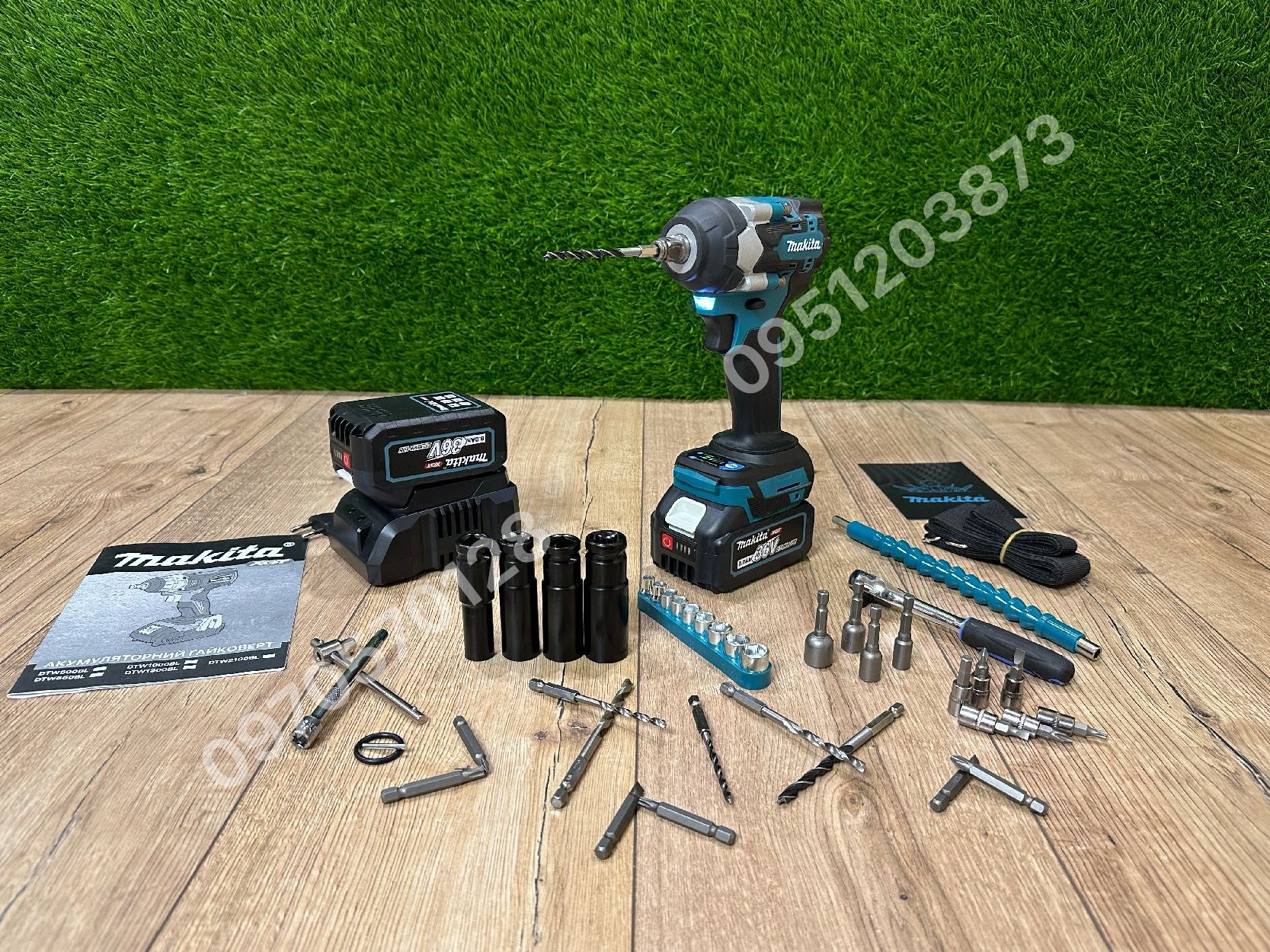 Аккумуляторный Гайковерт Makita DTW500BL 36V 8Ah с ударным режимом